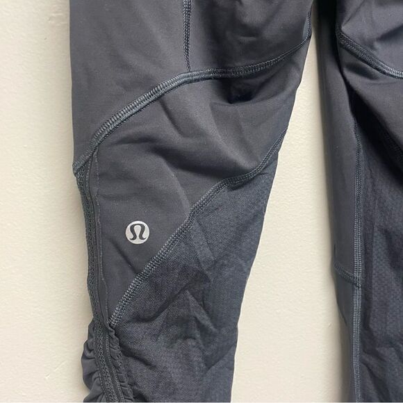 Lululemon Womens Black Workout Pants Leggings Size 2 - Picture 5 of 5